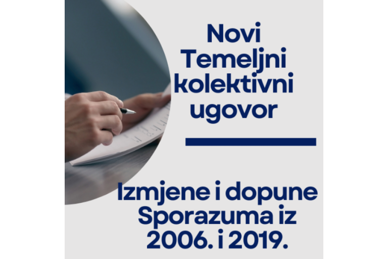 Potpisan novi TKU i Izmjene i dopune Sporazuma iz 2006. i 2019.