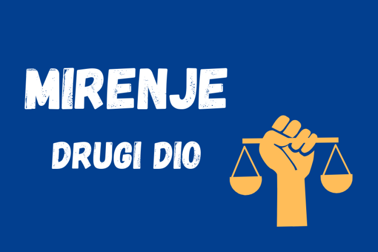 MIRENJE – sastanak drugi