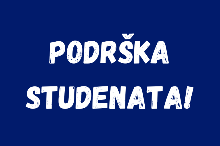PISMO PODRŠKE ZAHTJEVIMA PROSVJETNIH RADNIKA