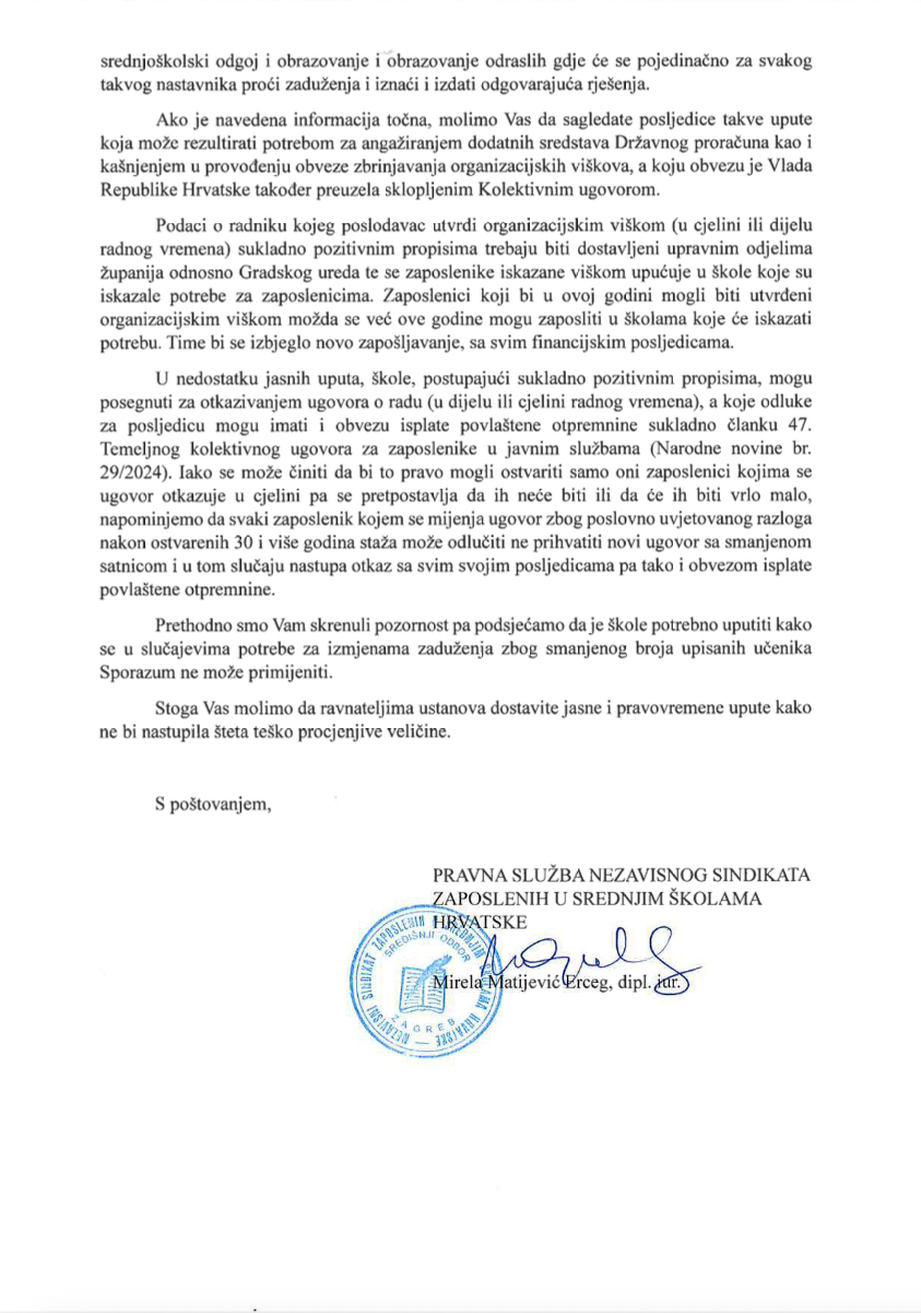Primjena točke V. Sporazuma- upute 3
