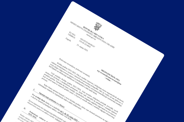 Dopis srednjim školama