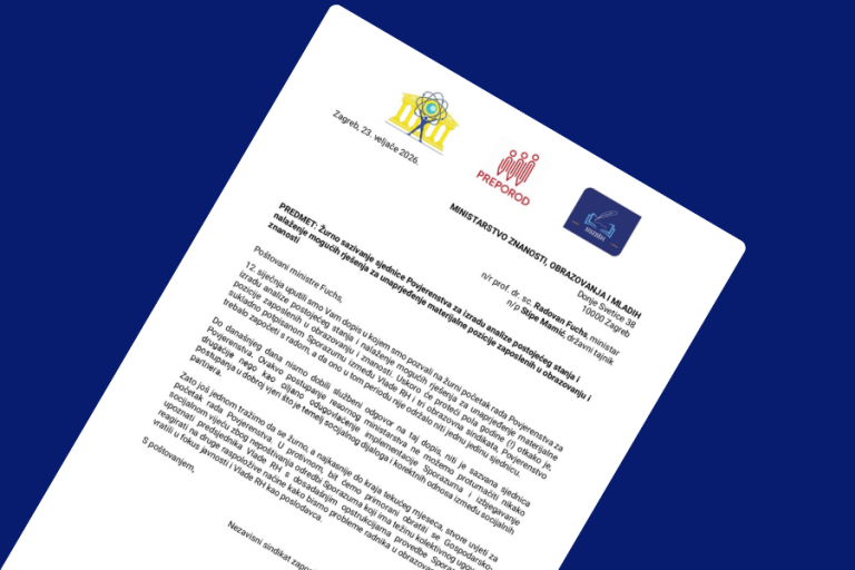 Nepoštivanje potpisanog Sporazuma – dopis ministru Fuchsu